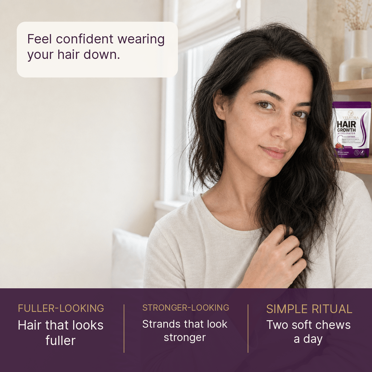 VELMORA Hair Growth Accelerator Soft Chews